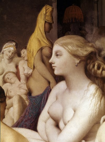 Il bagno turco (dettaglio) da Jean Auguste Dominique Ingres