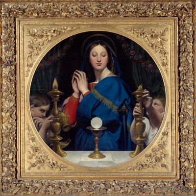 La Vergine che adora l