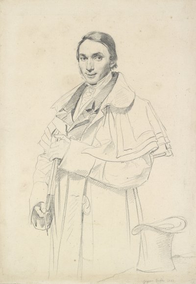 Ritratto a tre quarti di Jean-Francois-Antoine Forest da Jean Auguste Dominique Ingres