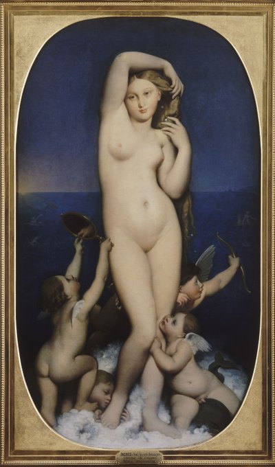 Venere Anadiomene da Jean Auguste Dominique Ingres