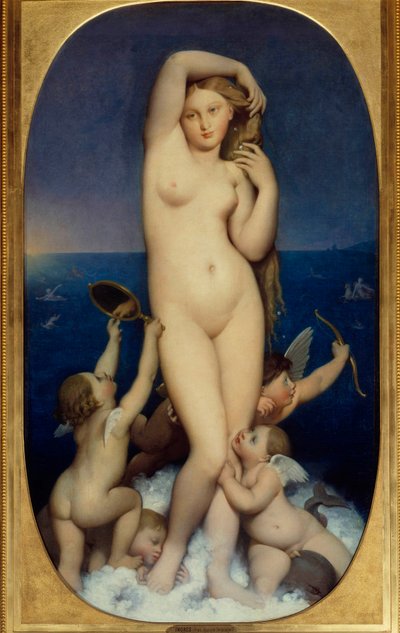 Venere Anadiomene da Jean Auguste Dominique Ingres