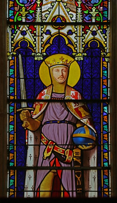 Finestra raffigurante San Ferdinando (ritratto del Principe Ferdinando d