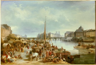 Veduta del porto Saint Nicolas da Jean Auguste Garneray