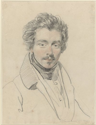 Ritratto di Louis Meyer da Jean Augustin Daiwaille