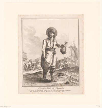 Venditore di limonata da Jean Baptist Leprince