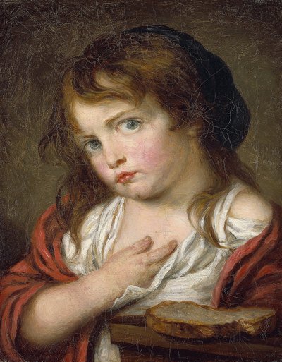 Bambina imbronciata da Jean Baptiste (after) Greuze