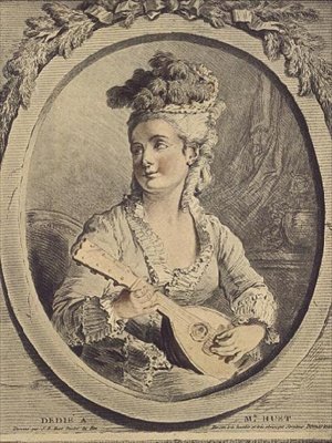 Madame Huet, incisione di Gilles Demarteau da Jean Baptiste (after) Huet