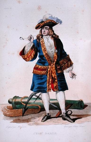 Ritratto di Jean Bart, c.1830 da Jean Baptiste (after) Mauzaisse