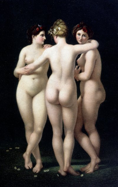 Le tre grazie. Fac-simile dall