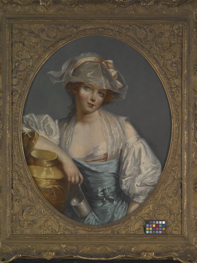 Una giovane cameriera da Jean Baptiste (school of) Greuze