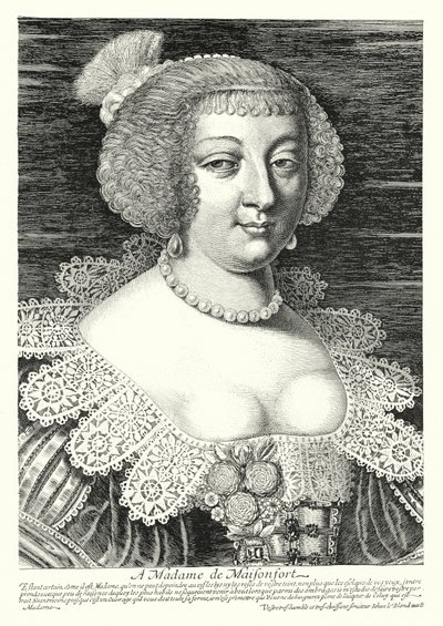Madame de Maisonfort da Jean Baptiste Alexandre (after) Le Blond