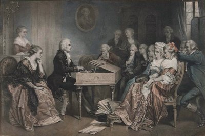 Mozart a Vienna da Jean Baptiste Alfred Cornilliet