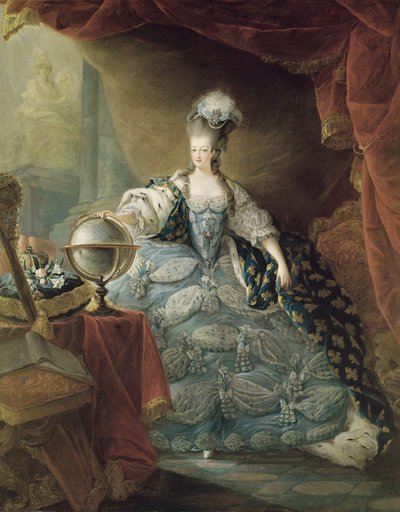 Ritratto di Maria Antonietta (1755-93) Regina di Francia, 1775 da Jean Baptiste Andre Gautier D