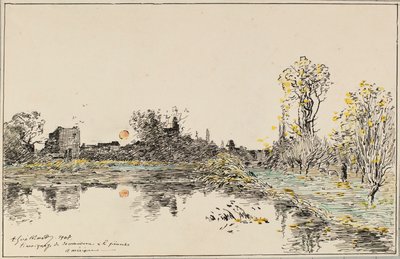 Paesaggio da Jean Baptiste Antoine Guillemet
