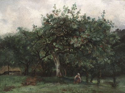 Paesaggio con bambina da Jean Baptiste Antoine Guillemet