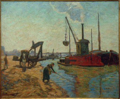 Lavori al Pont National da Jean Baptiste Armand Guillaumin