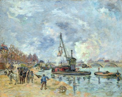 Al Quai de Bercy a Parigi, 1874 da Jean Baptiste Armand Guillaumin