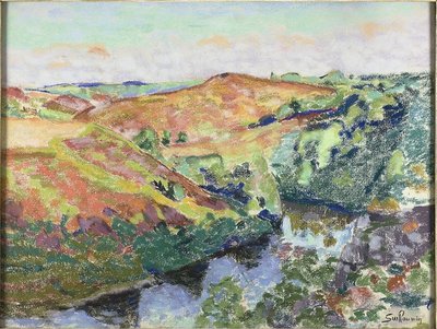 Paesaggio a Crozant, c.1898 da Jean Baptiste Armand Guillaumin