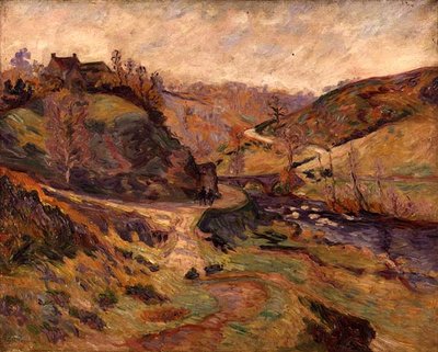 Fiume in una valle da Jean Baptiste Armand Guillaumin