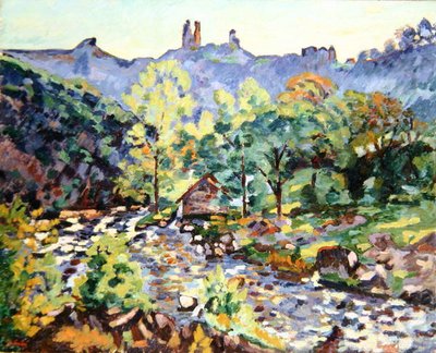 Rovine del castello, Crozant, c.1905 da Jean Baptiste Armand Guillaumin