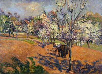Primavera con una Coppia che Zappa e Semina da Jean Baptiste Armand Guillaumin