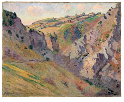 Le caverne di Prunal vicino a Pontgibaud da Jean Baptiste Armand Guillaumin