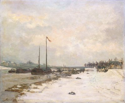 Il molo della Senna nei dintorni di Parigi, 1873 da Jean Baptiste Armand Guillaumin