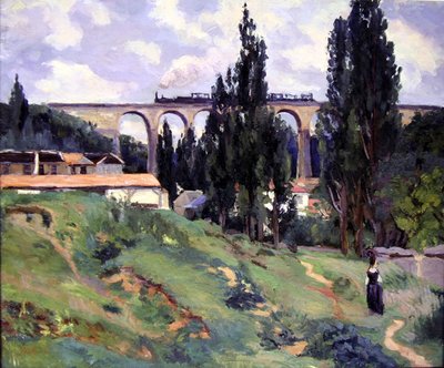 Il viadotto a Val-Fleury, Meudon (Hauts-de-Seine) da Jean Baptiste Armand Guillaumin