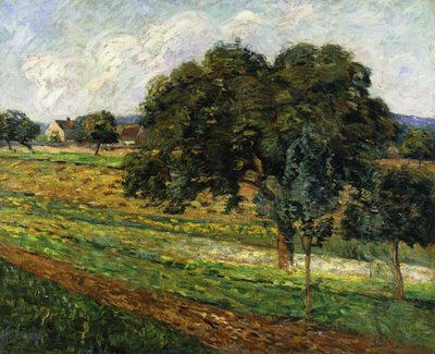 Arbres et Fleurs, Paysage à Damiette da Jean Baptiste Armand Guillaumin
