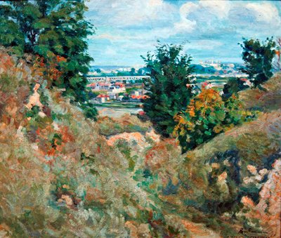 Valle vicino a Parigi da Jean Baptiste Armand Guillaumin