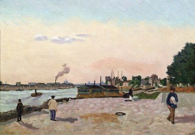 Veduta di Bercy, Parigi da Jean Baptiste Armand Guillaumin