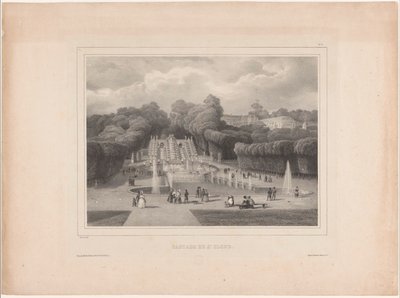 Fontana al Château de Saint-Cloud da Jean Baptiste Arnout