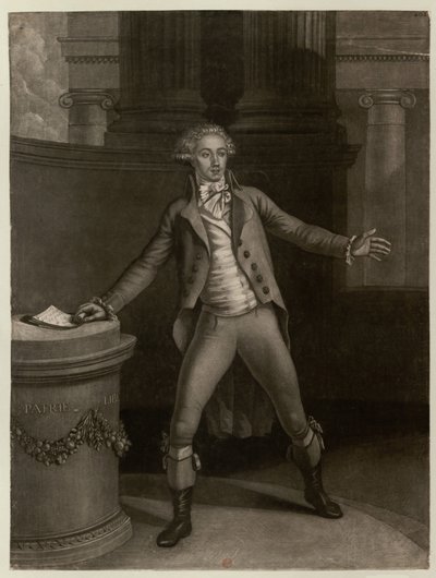 Antoine-Pierre-Joseph-Marie Barnave 1761-1793 da Jean Baptiste Audebert
