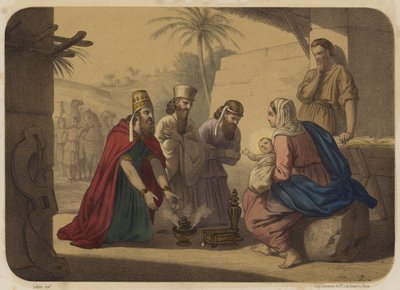 Adorazione dei Magi da Jean Baptiste Auguste Leloir