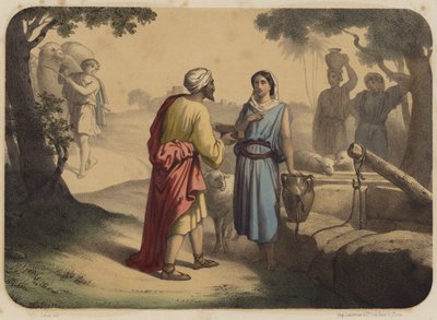 Eliezer e Rebecca da Jean Baptiste Auguste Leloir