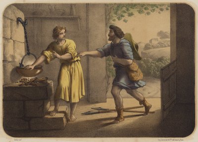Giacobbe ed Esaù da Jean Baptiste Auguste Leloir