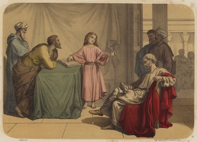 Gesù tra i Dottori da Jean Baptiste Auguste Leloir