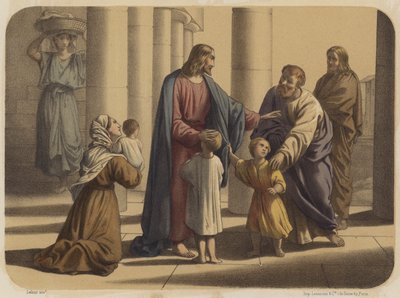 Lasciate che i bambini vengano a me da Jean Baptiste Auguste Leloir