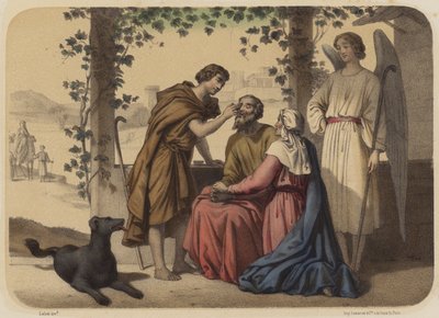 Ritorno del giovane Tobia da Jean Baptiste Auguste Leloir