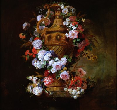 Vaso circondato da una ghirlanda di fiori da Jean Baptiste Belin de Fontenay