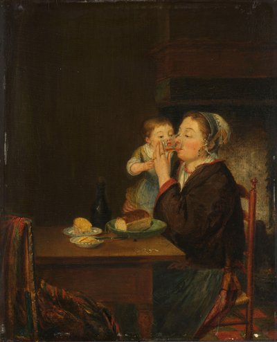 Una madre e il suo bambino da Jean Baptiste Bernard Coclers