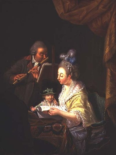 La Lezione di Musica da Jean Baptiste Bernard Coclers