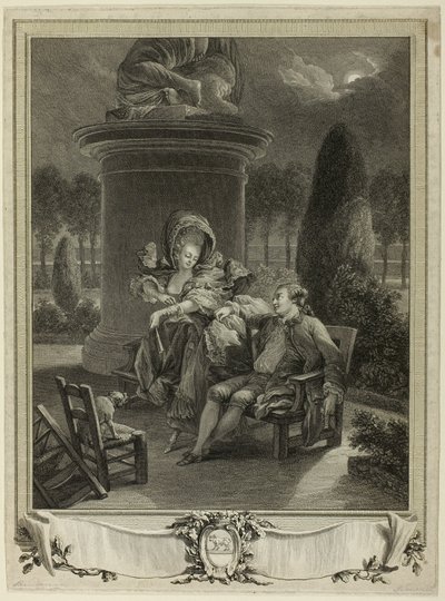 La sera delle Thuileries da Jean Baptiste Blaise Simonet