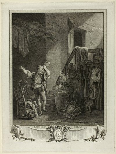 Rosa e Colas da Jean Baptiste Blaise Simonet
