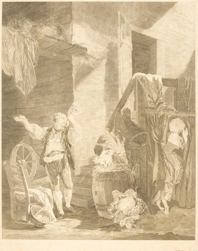 Rose e Colas da Jean Baptiste Blaise Simonet after Pierre Antoine Baudouin