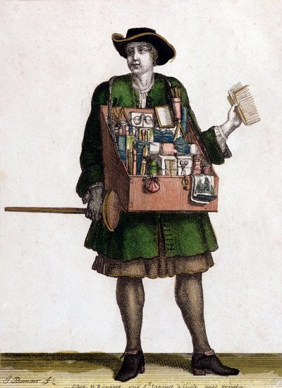 Il merciaio da Jean Baptiste Bonnart
