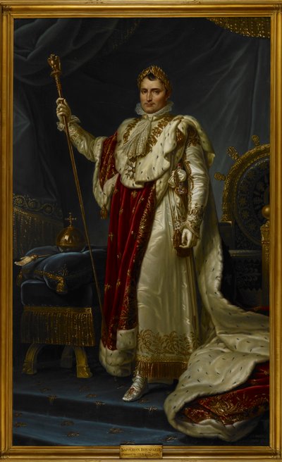 Napoleone Bonaparte in abito da incoronazione da Jean Baptiste Borely