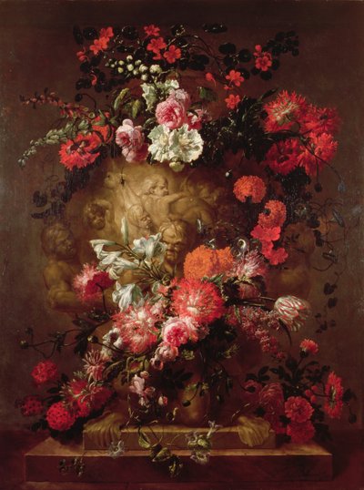 Fiori Intorno a un Enorme Urna da Jean Baptiste Bosschaert