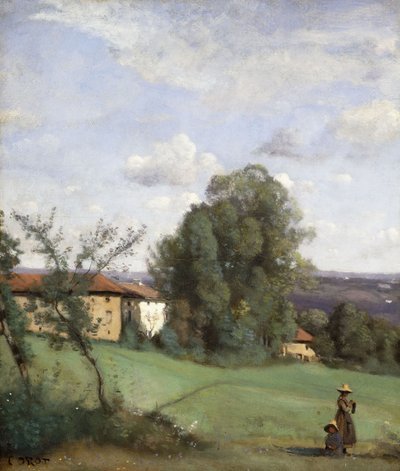 Una fattoria a Dardagny da Jean Baptiste Camille Corot