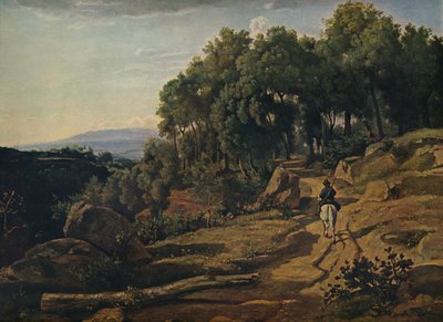 Una Veduta Vicino a Volterra, 1838 da Jean Baptiste Camille Corot